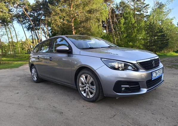 samochody osobowe Peugeot 308 cena 42999 przebieg: 144000, rok produkcji 2018 z Łabiszyn